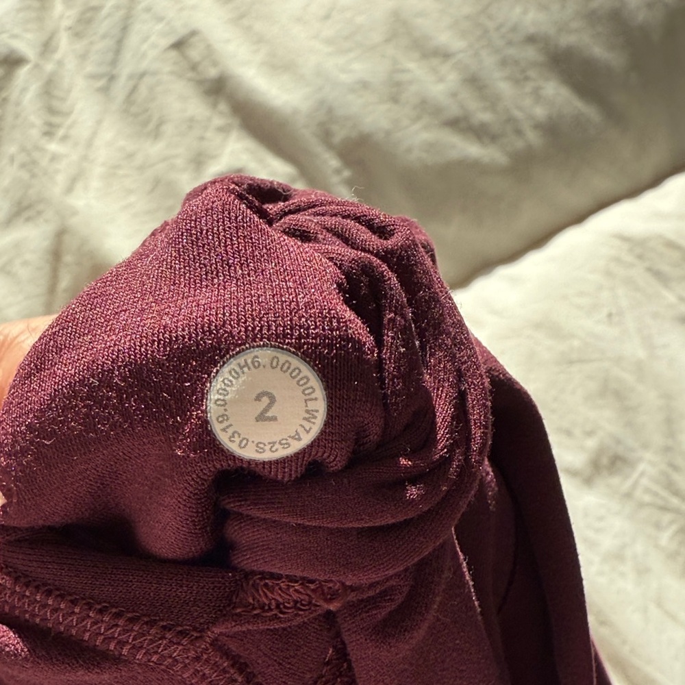 Lululemon Athletica Deep Red Bike Shorts - Picture 4 of 4